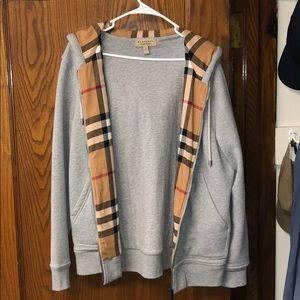 Burberry Fordson Fleece Zip up Hoodie